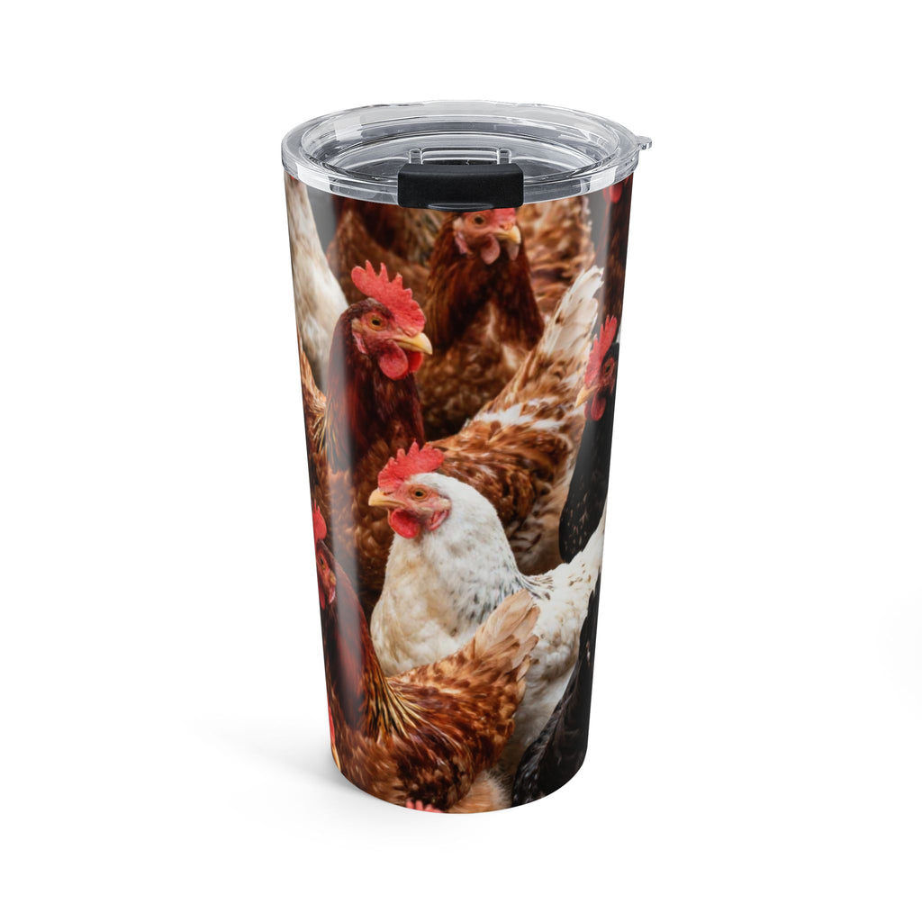 Farmhouse Chicken 20oz Tumbler – Hen Coop Photo Travel Mug