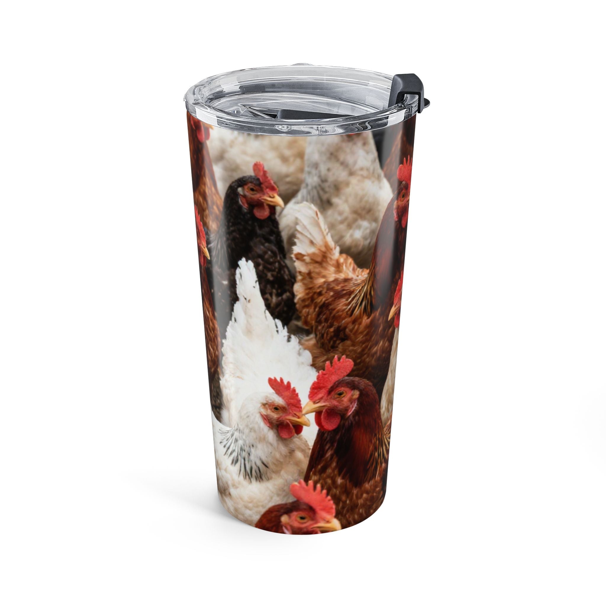 Farmhouse Chicken 20oz Tumbler – Hen Coop Photo Travel Mug