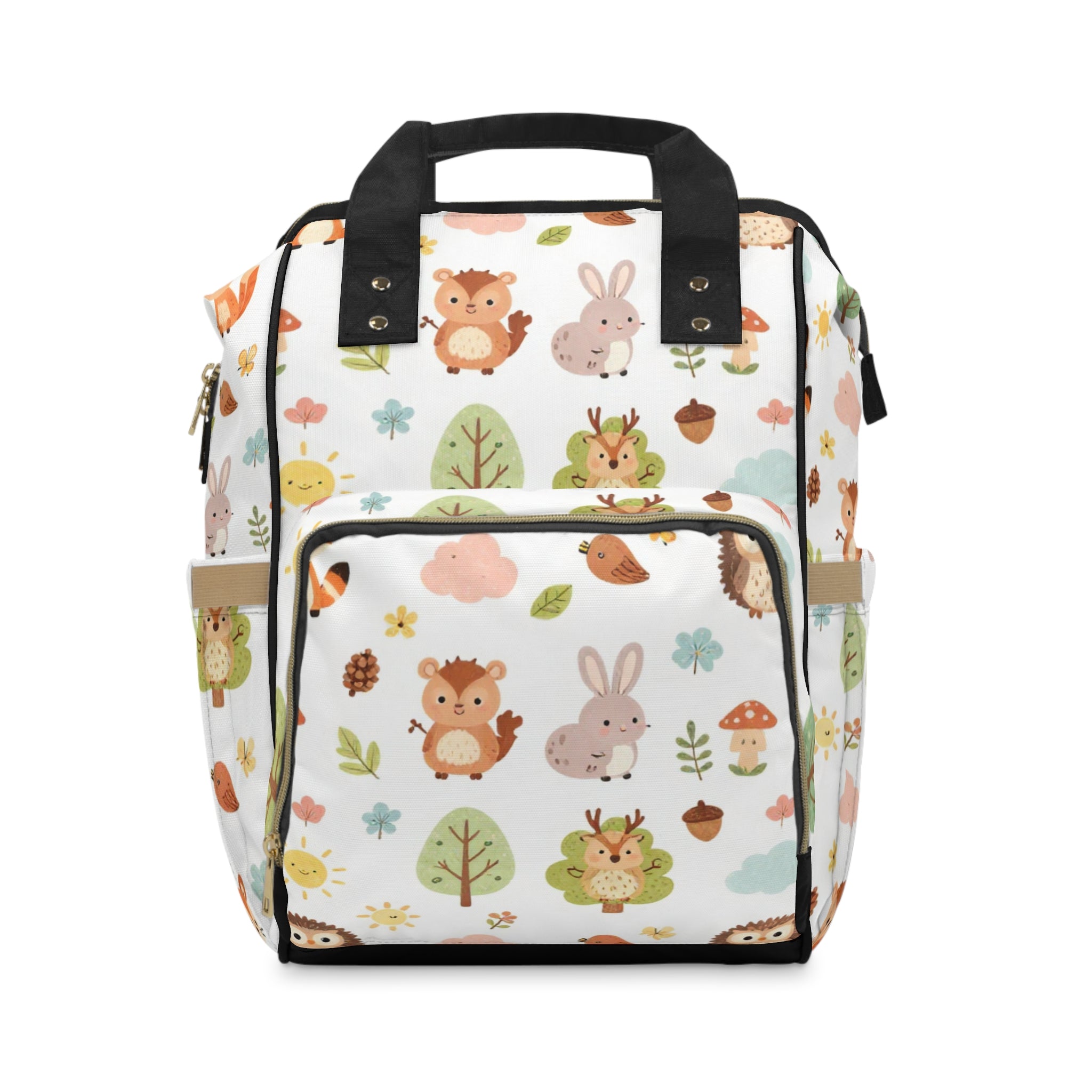 Woodland Friends Diaper Backpack – Cute Animal Changing Bag for Moms & Dads