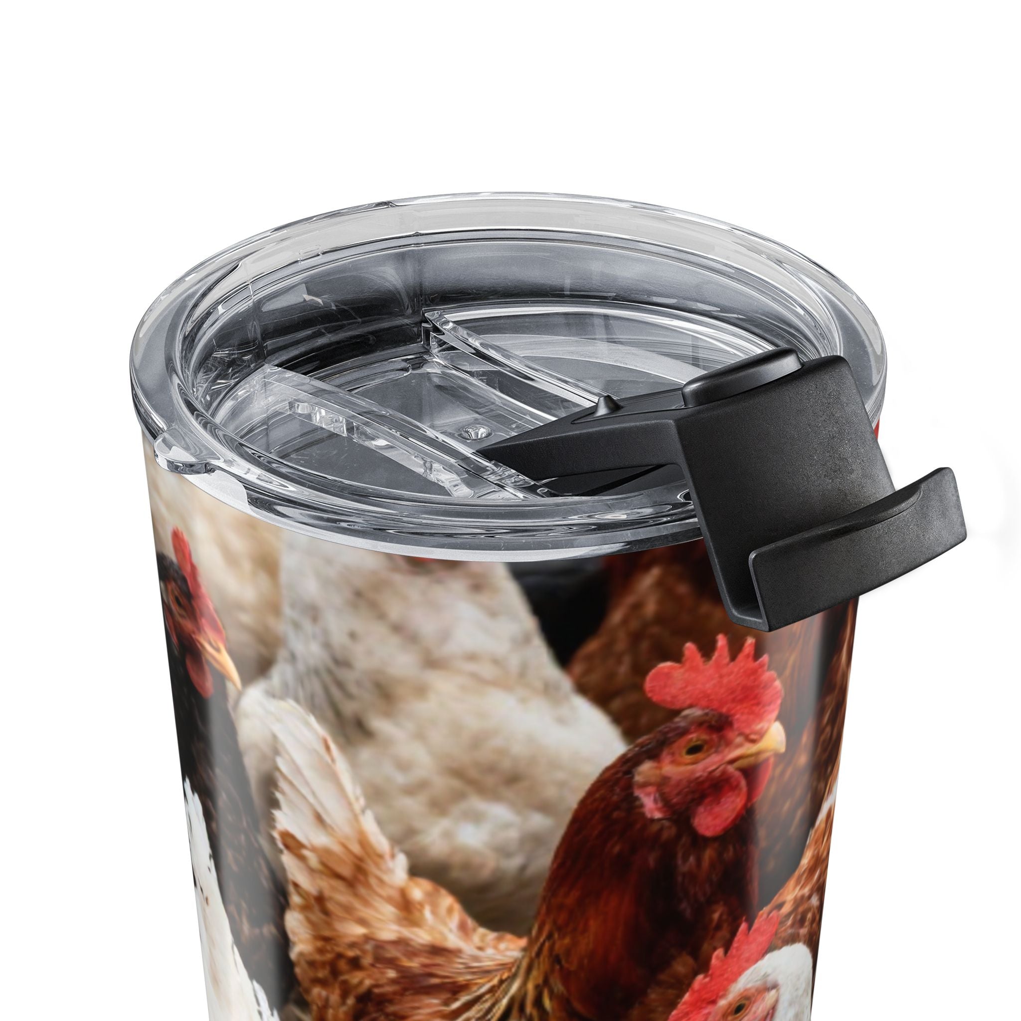 Farmhouse Chicken 20oz Tumbler – Hen Coop Photo Travel Mug