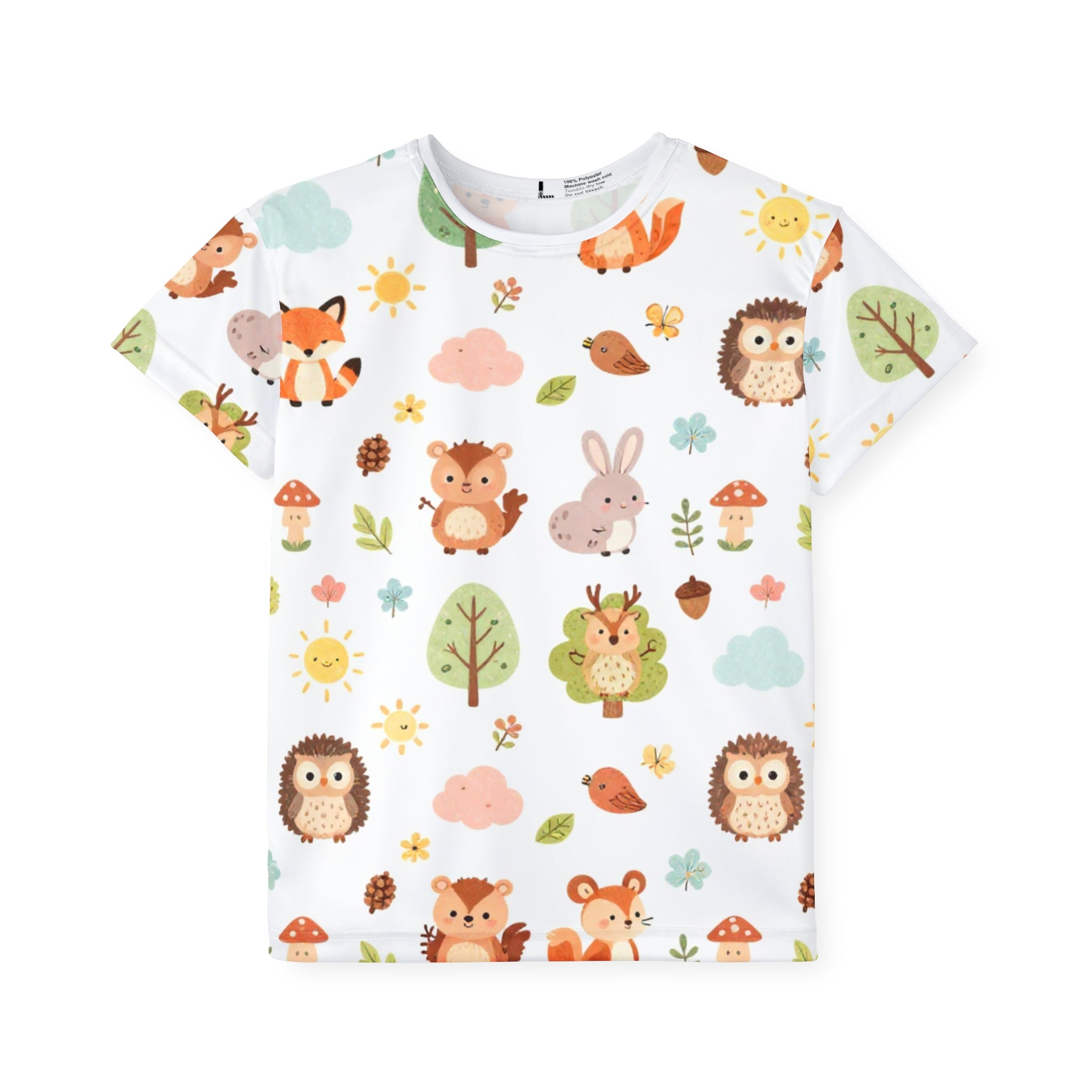 Kids Jersey — Cute Woodland Animals All-Over Print