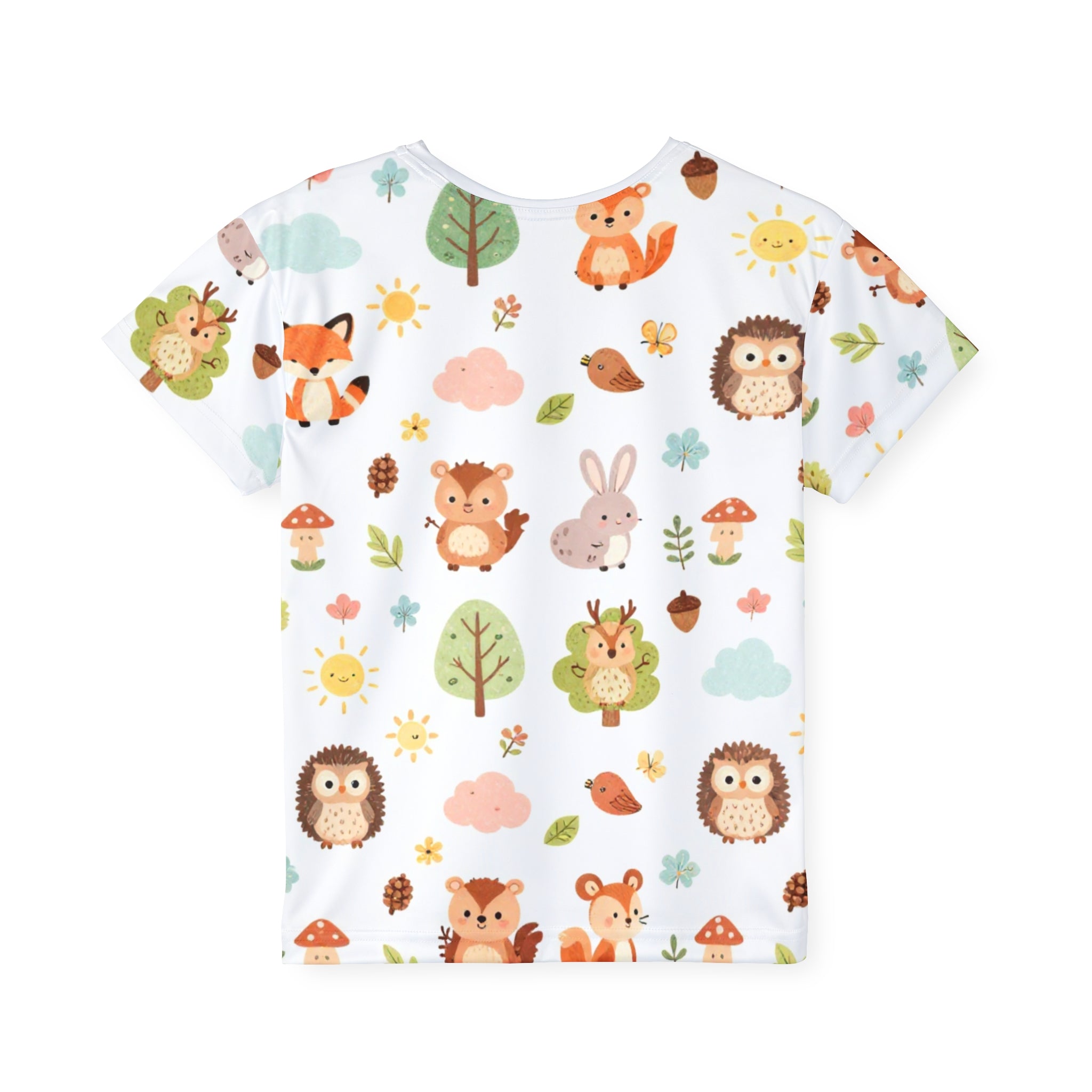 Kids Jersey — Cute Woodland Animals All-Over Print